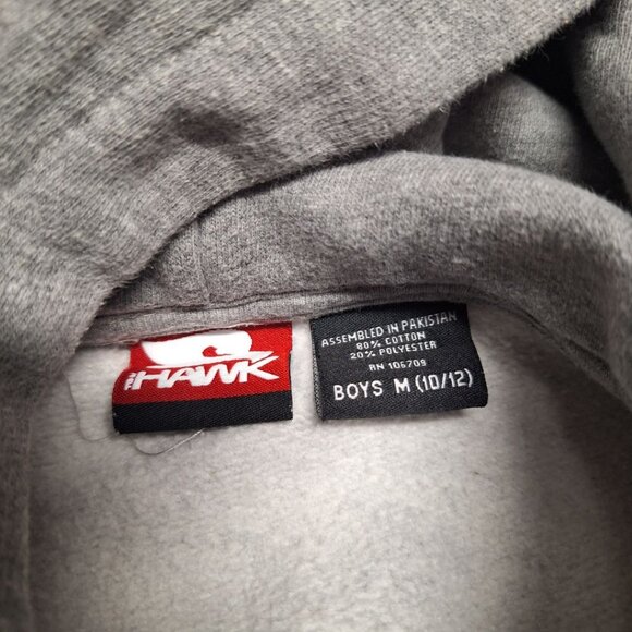 Tony Hawk Hoodie Boys Medium 10 12 Gray Skateboard  Fall Sweatshirt - Picture 4 of 6